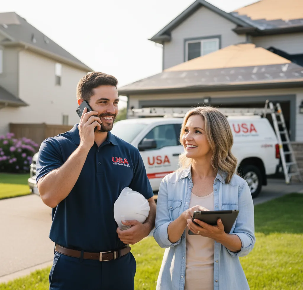 USA Roof Repair Experts customer support in Wyomissing